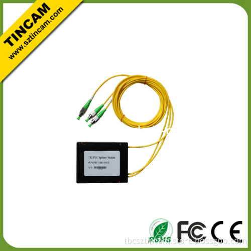 1 to 2 PLC Optical Fiber Splitter